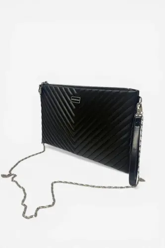 Silver & Polo Black - Black Sp1034 Women's Portfolio & Clutch - 5
