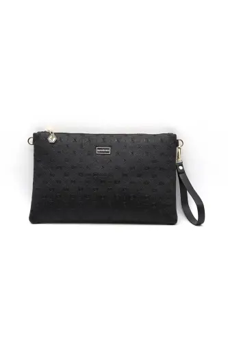 Silver & Polo Black - Black SP1034 Women's Portfolio & Clutch-46 BLACK - 3