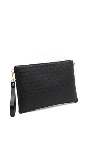 Silver & Polo Черный - Черный SP1034 Женский портфель & клатч-46 ЧЕРНЫЙ - 5