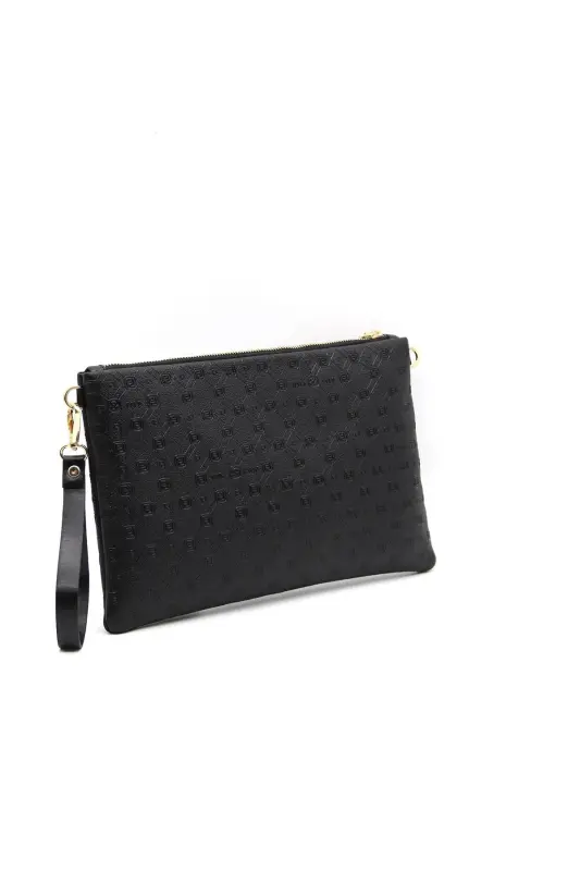 Siyah - Siyah SP1034 Kadın Portföy & Clutch-46 SİYAH - 5