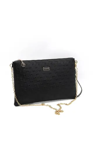 Siyah - Siyah SP1034 Kadın Portföy & Clutch-46 SİYAH - 6