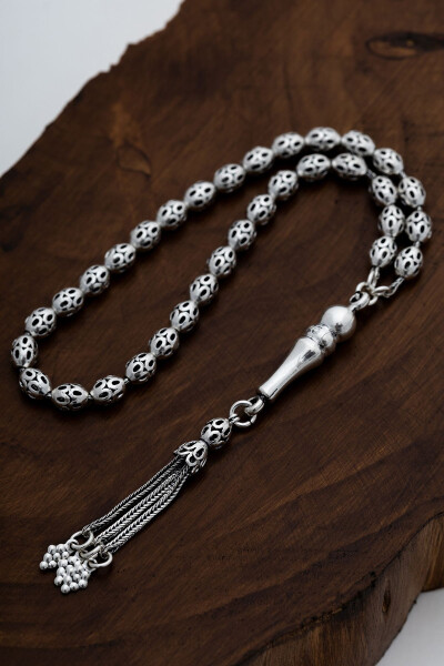 Silver Prayer Beads (Pierced, Medium, 15gr) - 8