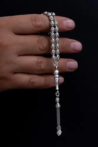 Silver Prayer Beads (Pierced, Medium, 15gr) - 3