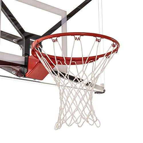 Silverback Deluxe Breakaway Rim with Nylon Net Compatible NXT and Goaliath GoTek In-Ground and Wall-Mounted Basketball Hoops - 14