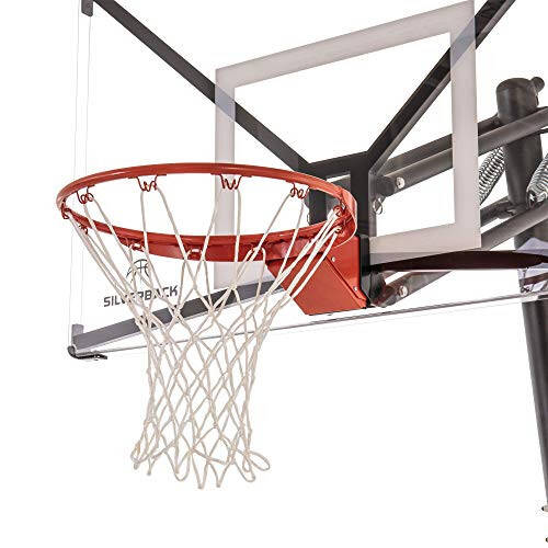 Silverback Deluxe Çıkarılabilir Jantlı Naylon Ağlı NXT ve Goaliath GoTek Yer ve Duvara Monte Basketbol Potası - 8