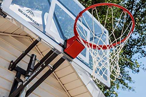 Silverback Deluxe Çıkarılabilir Jantlı Naylon Ağlı NXT ve Goaliath GoTek Yer ve Duvara Monte Basketbol Potası - 9