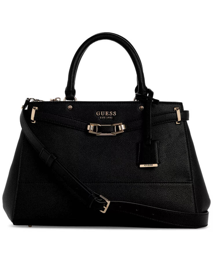 Silvye Medium Luxury Satchel Black - 1