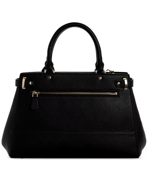 Silvye Medium Luxury Satchel Black - 5