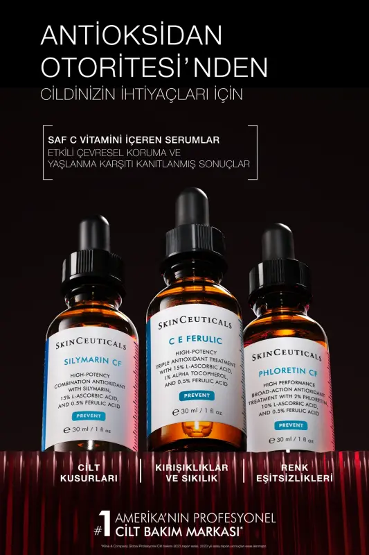 Silymarin CF Cilt Kusurları & Yağlanma Karşıtı Saf C Vitamini Serumu 30ml - 8