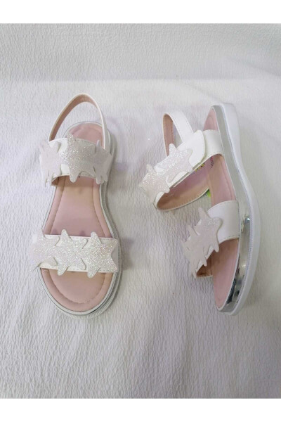 SIM DETAILED PLATFORM GIRLS SANDALS - 3