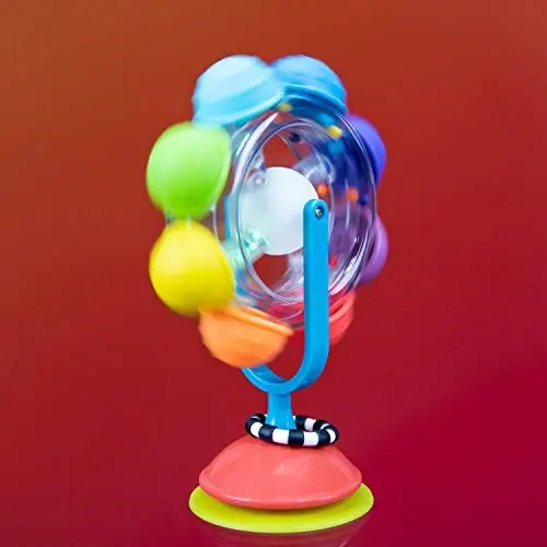 Sassy Rainbow Wheel High Tray Toy, Age 6+ Months - 4