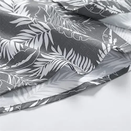 Simmashah Mens Hawaiian Shirt, Short Sleeves Button Down Beach Clothing, Unisex Summer Flamingos Casual Aloha Floral Shirts - 6