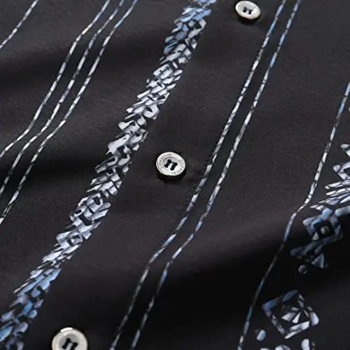 Simmashah Mens Hawaiian Shirt, Short Sleeves Button Down Beach Clothing, Unisex Summer Flamingos Casual Aloha Floral Shirts - 5