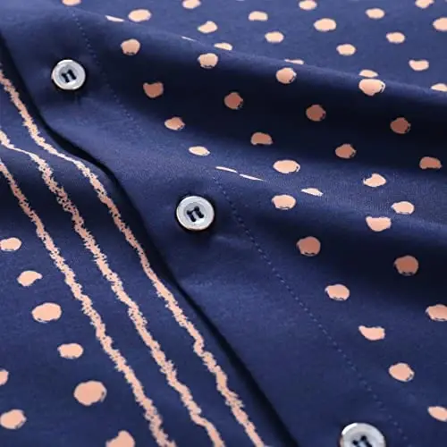 Simmashah Mens Hawaiian Shirt, Short Sleeves Button Down Beach Clothing, Unisex Summer Flamingos Casual Aloha Floral Shirts - 5