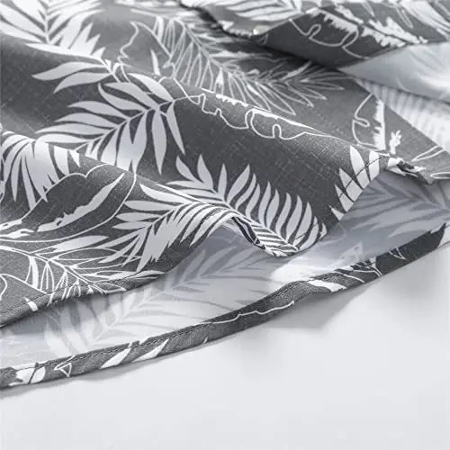 Simmashah Mens Hawaiian Shirt, Short Sleeves Button Down Beach Clothing, Unisex Summer Flamingos Casual Aloha Floral Shirts - 6