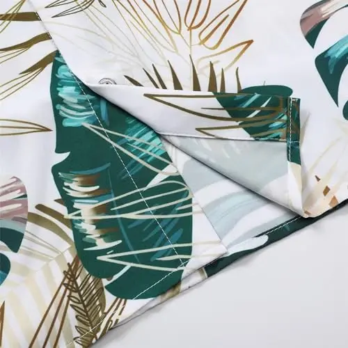 Simmashah Mens Hawaiian Shirt, Short Sleeves Button Down Beach Clothing, Unisex Summer Flamingos Casual Aloha Floral Shirts - 6