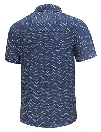 Simmashah Mens Hawaiian Shirt, Short Sleeves Button Down Beach Clothing, Unisex Summer Flamingos Casual Aloha Floral Shirts - 3