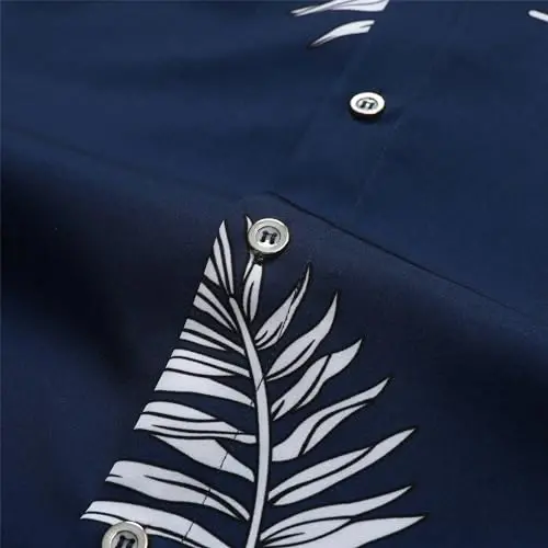 Simmashah Mens Hawaiian Shirt, Short Sleeves Button Down Beach Clothing, Unisex Summer Flamingos Casual Aloha Floral Shirts - 6