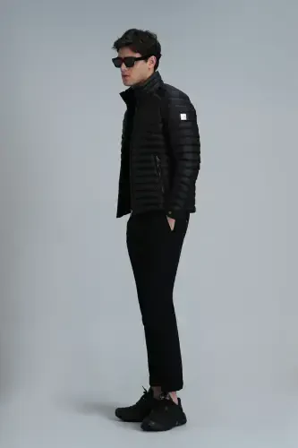 Simon Smart Erkaklar uchun Chino Shim Slim Fit Qora - 3