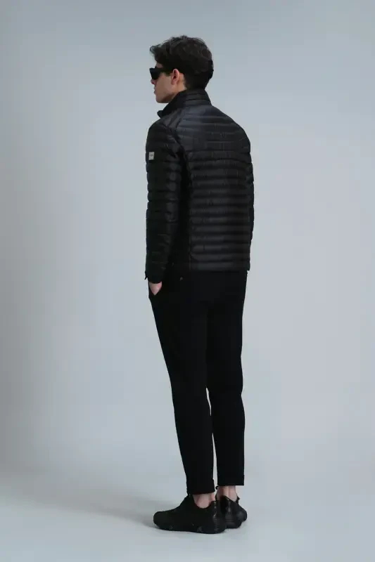 Simon Smart Erkaklar uchun Chino Shim Slim Fit Qora - 6