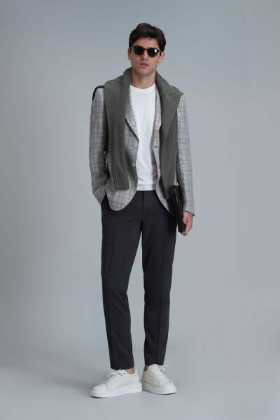 Simon Smart Erkaklar uchun Chino Shimlar Slim Fit Yashil - 1