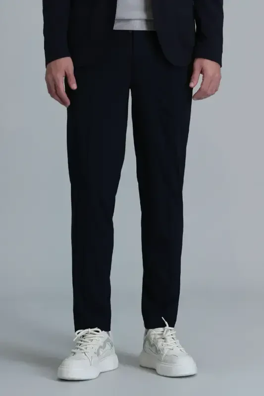 Simon Smart Erkaklar uchun Chino Shimlari Slim Fit Ko'k - 2