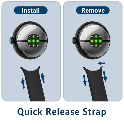 Simpeak 4-Pack Soft Silicone Sport Band Compatible with Google Pixel Watch, Wristband Straps for Women & Men Replacement, Large 6.1