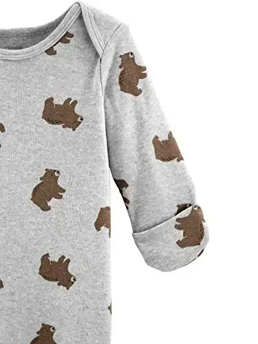 Simple Joys by Carter's Baby 3-Pack Neutral Cotton Sleeper Gown - 3