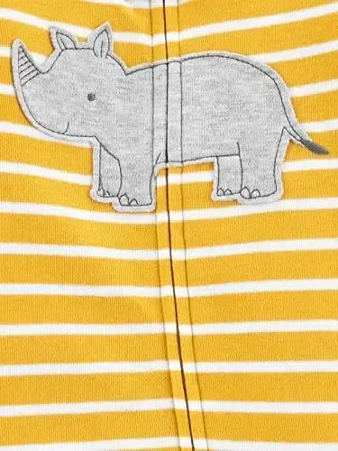 Simple Joys by Carter's Baby Boys' 2-Way Zip Thermal Footed Sleep and Play, Pack of 2 - 2