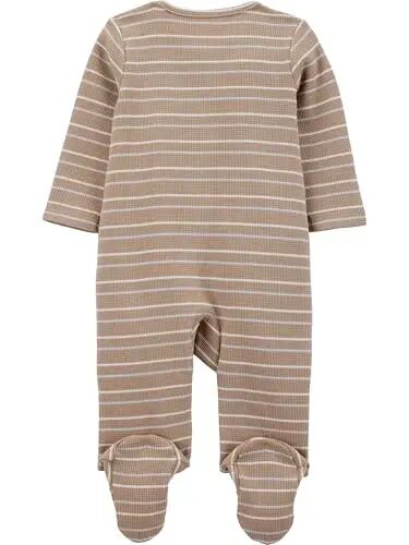 Simple Joys by Carter's Baby Boys' 2-way Zip Thermal Footed Sleep and Play, Pack of 2 - Carter's Simple Joys - Private Label (1)