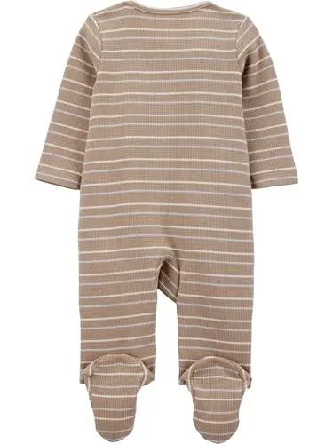 Simple Joys by Carter's Baby Boys' 2-way Zip Thermal Footed Sleep and Play, Pack of 2 - Carter's Simple Joys - Private Label (1)