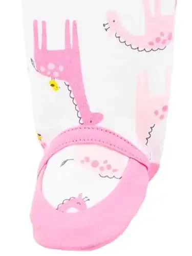 Simple Joys by Carter's Baby Girls' Cotton Footed Sleep and Play, Pack of 2 - 4