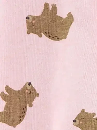 Simple Joys by Carter's Baby Girls' Cotton Footed Sleep and Play, Pack of 2 - 2