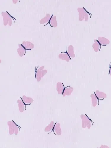 Simple Joys by Carter's Baby Girls' Cotton Footed Sleep and Play, Pack of 2 - 5