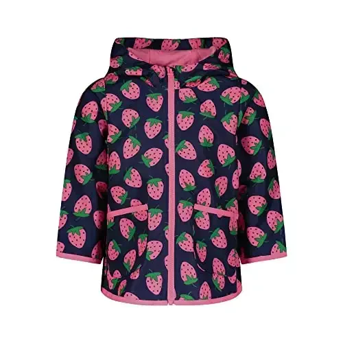 Simple Joys by Carter's Baby Girls Rain Jacket Raincoat Water-Resistant Hooded Rain Slicker for 2T-8 years - SIMPLE JOYS BY CARTER'S
