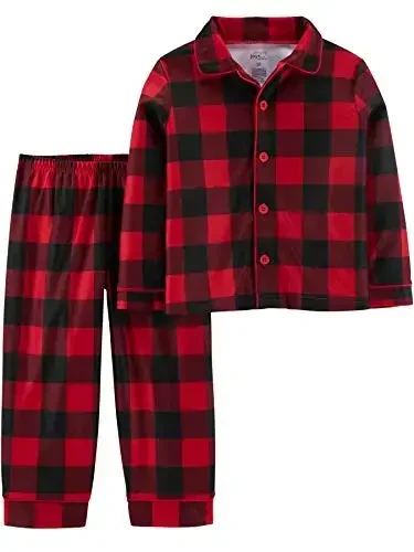 Simple Joys by Carter's baby-boys 2-piece Coat Style Pajama Set 