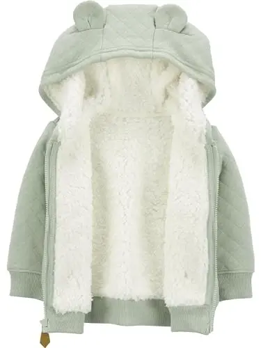 Simple Joys by Carter's Baby Hooded Sweater Jacket with Sherpa Lining - Carter's Simple Joys - Private Label (1)