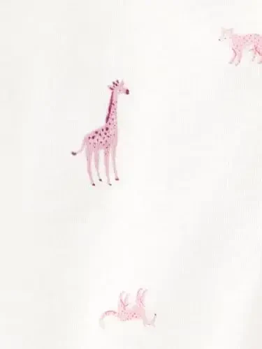 Simple Joys by Carter's Baby Girls' Cotton Footed Sleep and Play, Pack of 2 - 4