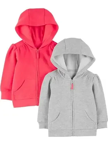 Simple Joys by Carter's girls 2-pack Full Zip Hoodies - 1