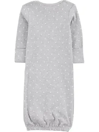 Simple Joys by Carter's unisex-baby 3-pack Neutral Cotton Sleeper Gown - 3