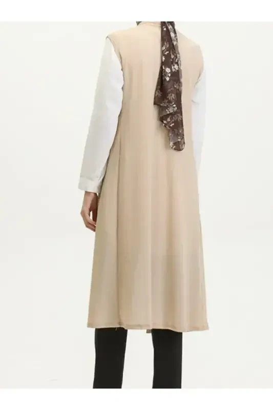 Simple Long Summer Vest Spring Breathable Loose Vest, Plus Size Vest Mom Vest - 5