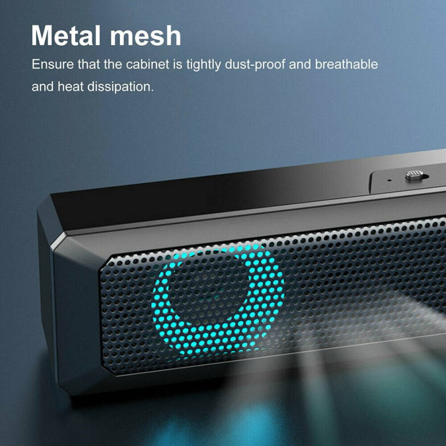 Simsiz Bluetooth Soundbar Uy Teatr Kompyuter Karnay Chubuği - TV/PC/Telefonlar/Planshetlar uchun 3D Surraund Karnay Chubuği - 5