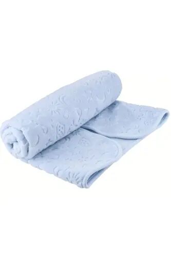 Синее рельефное детское одеяло (ПРОДУКТ СЕЗОННЫЙ, ТОНКИЙ) - синий - 4