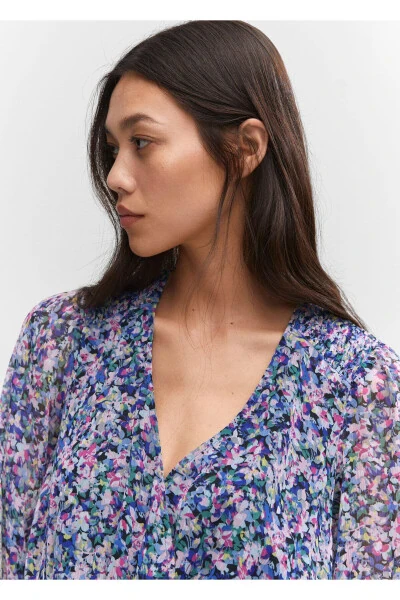 Синее женское платье 57043809 - 3