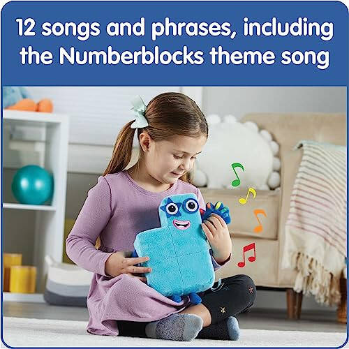 Sing-Along Numberblock Five Plush Toy - 3