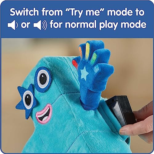 Sing-Along Numberblock Five Plush Toy - 5