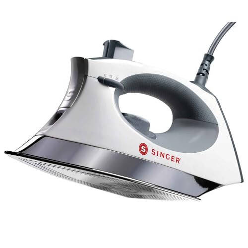 SINGER | White SteamCraft Iron with OnPoint Tip, 300ml Tank Capacity, & 1700 Watts - 1