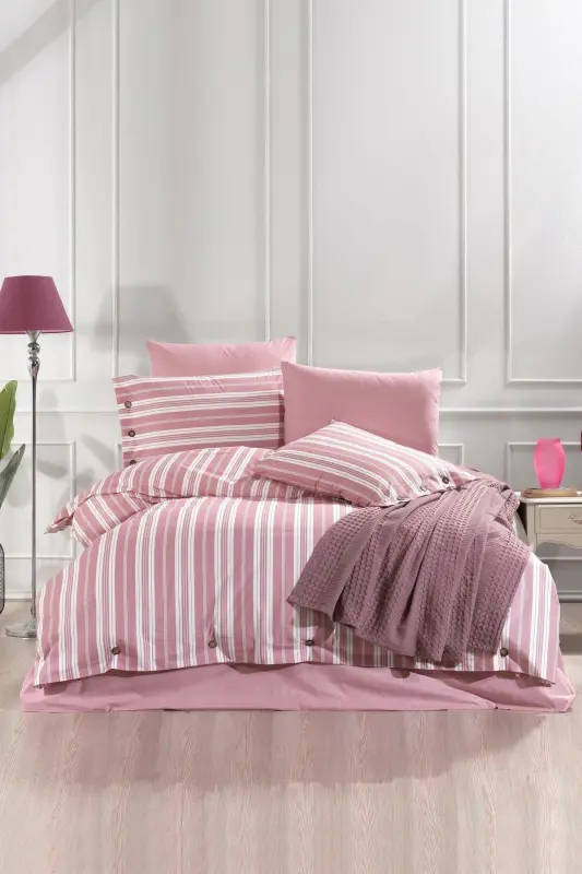 SINGLE 3 PIECE PIQUE SET ESTIVO-powder - LEVANZO