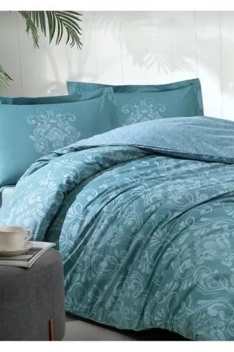 Single Bedding Set Antico-Petrol 