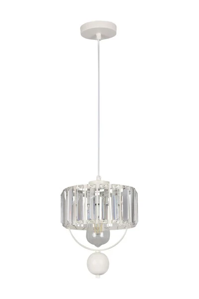 Single Galon Lux Crystal White Chandelier - BEGÜSA (1)